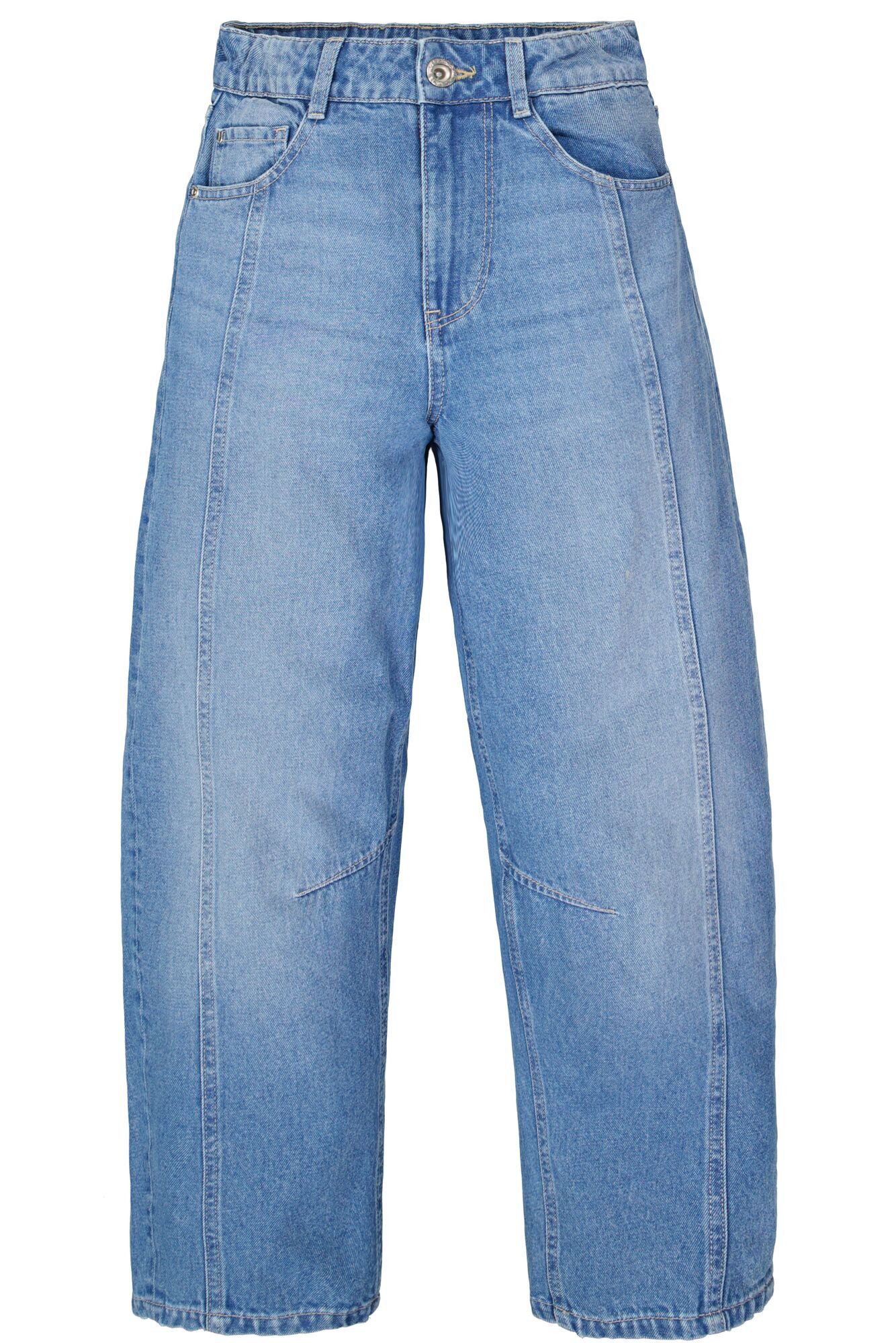 Garcia Tapered-fit-Jeans Ballonjeans knöchellang