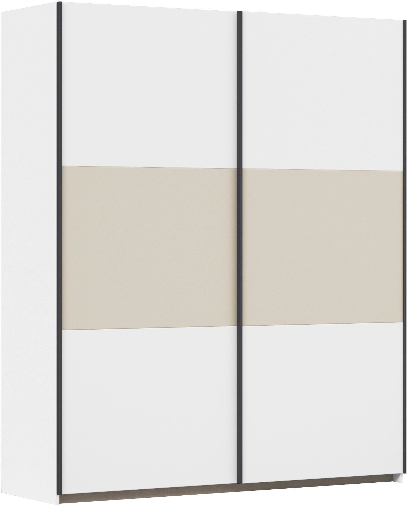 rauch Schwebetürenschrank Kleiderschrank Schrank Garderobe Garderobenschrank Wäscheschrank NEO (3 verschiedene Ausstattungen BASIC/CLASSIC/PREMIUM (inkl. SOFT-CLOSE) mit großzügigem Stauraum und vielfältigen Farbkombinationen