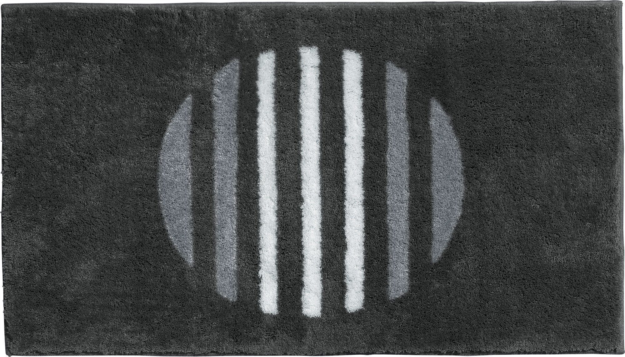 Erwin Müller Badematte Badematte "Matala", Höhe 20 mm, eckig, Streifen/Kreise/Grafik