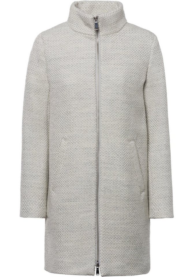 Esprit Collection Wollmantel in grob melierter Wollstruktur online