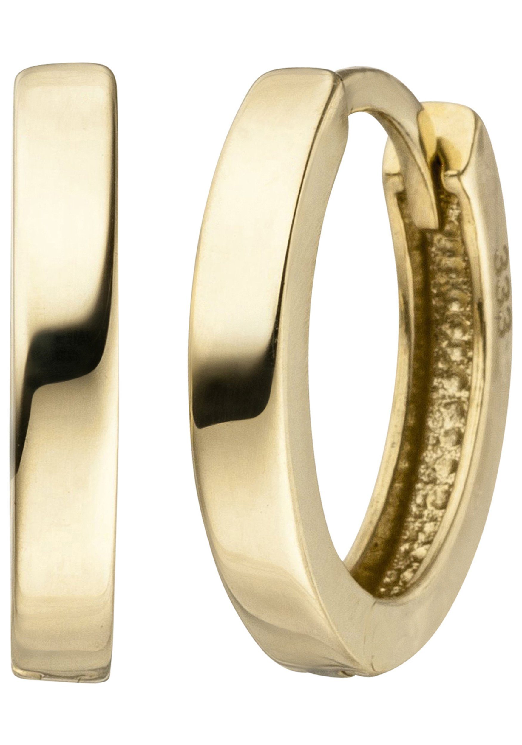 JOBO Paar Creolen, 333 Gold 12,5 mm, Durchmesser ca. 12,5 mm, Breite ca. 2  mm online kaufen | OTTO