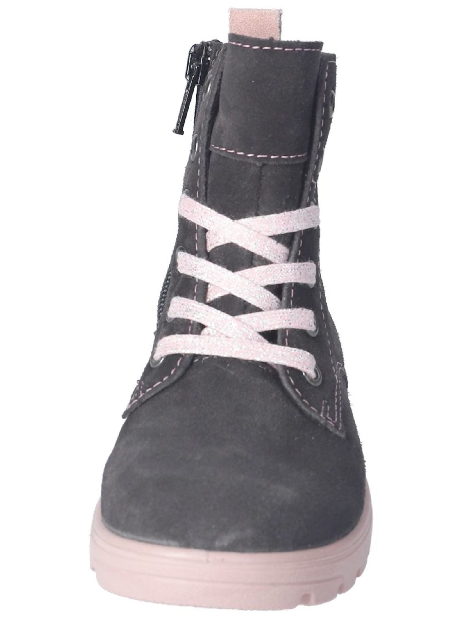 Ricosta Stiefelette Veloursleder . Schnürstiefelette