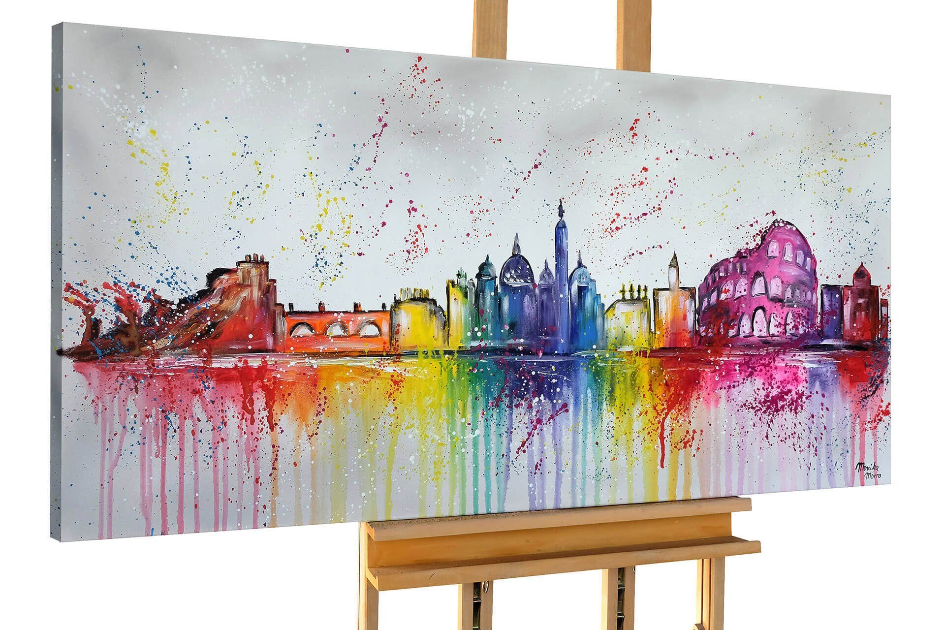 KUNSTLOFT Gemälde »The Eternal City«, handgemaltes Bild auf KUNSTLOFT Gemälde »The Eternal City«, handgemaltes Bild auf