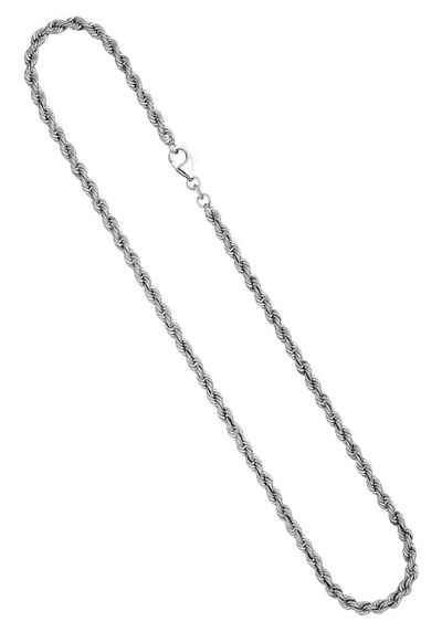 JOBO Silberkette, Kordelkette 925 Silber massiv 45 cm 4,3 mm