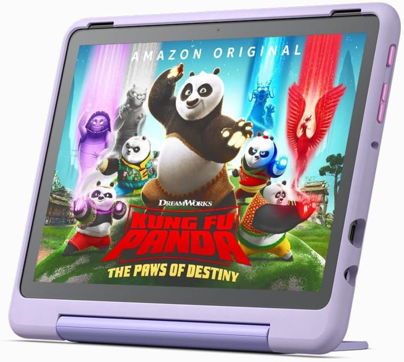 Amazon Fire HD 10 Kids Pro 2023, kindgerechte Hülle in Happy-Day-Design Tablet (10.1", 32 GB, Amazon, keiner)