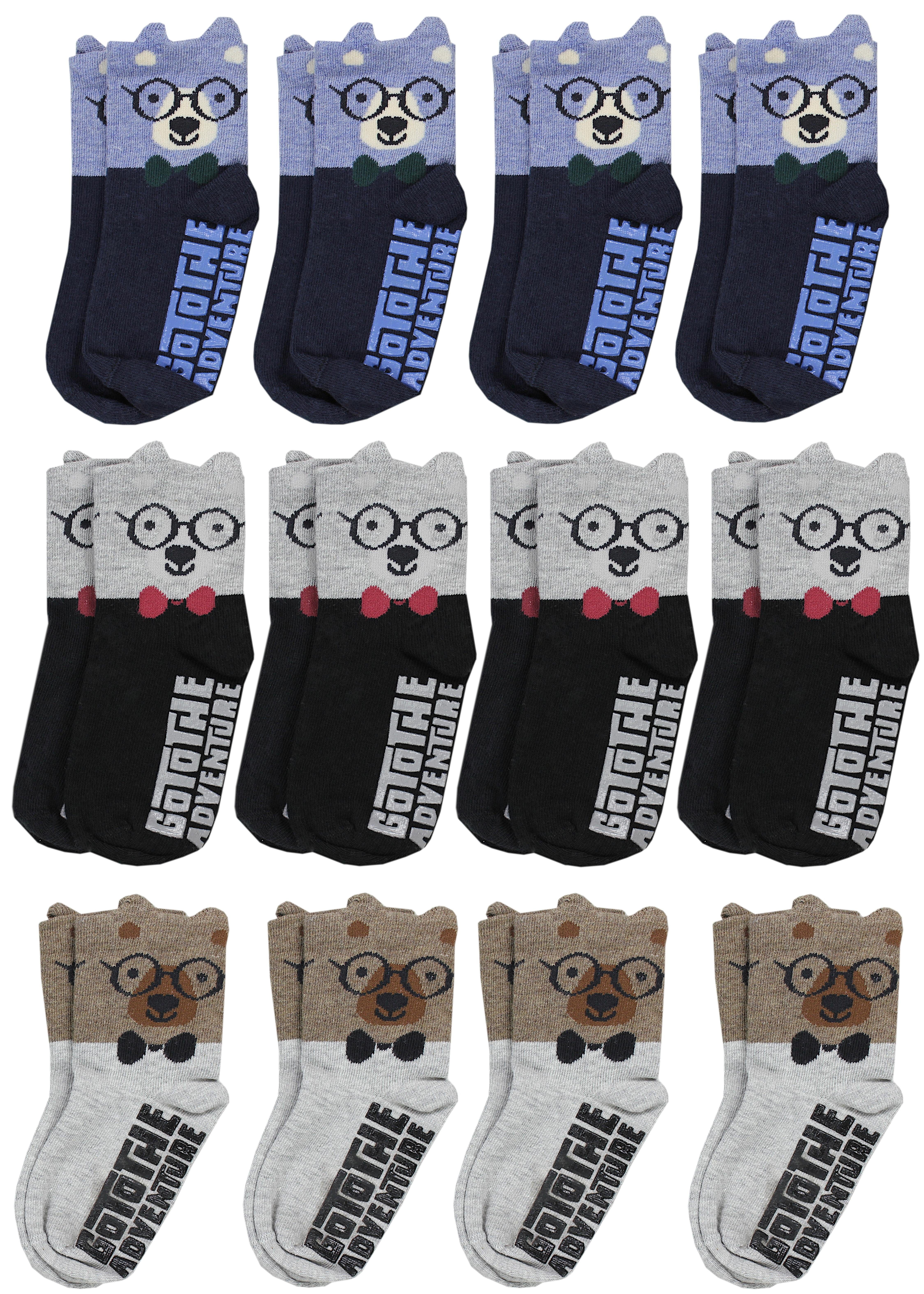 TupTam ABS-Socken »TupTam Baby Jungen Antirutsch Babysocken mit ABS  Kleinkind Neugeborenes Stoppersocken Rutschfest Socken Noppen 12 Paar«  (12-Paar)