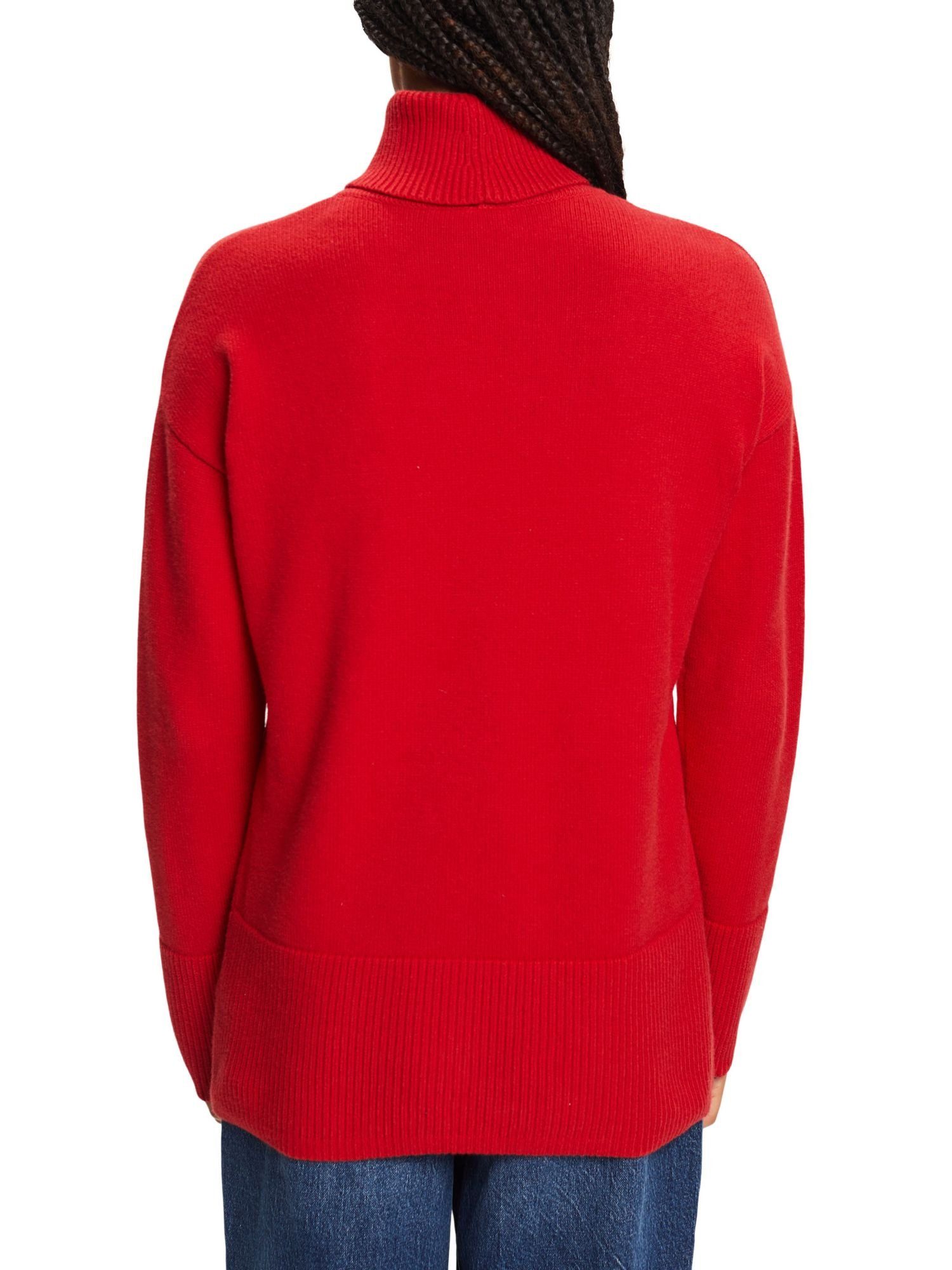 DARK Esprit Rollkragenpullover RED Sweaters