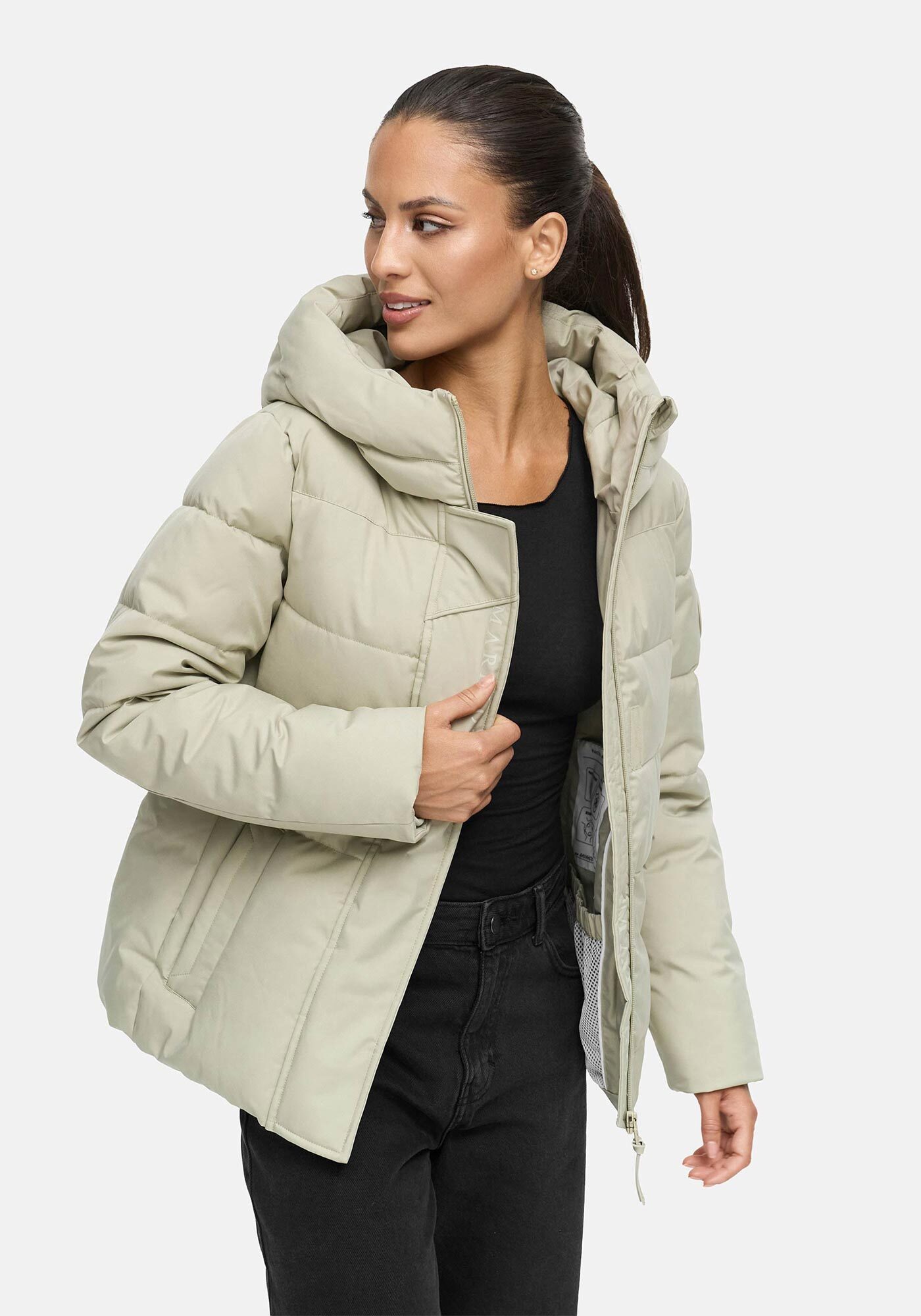Marikoo Outdoorjacke Elira mit warmem Teddyfell günstig online kaufen