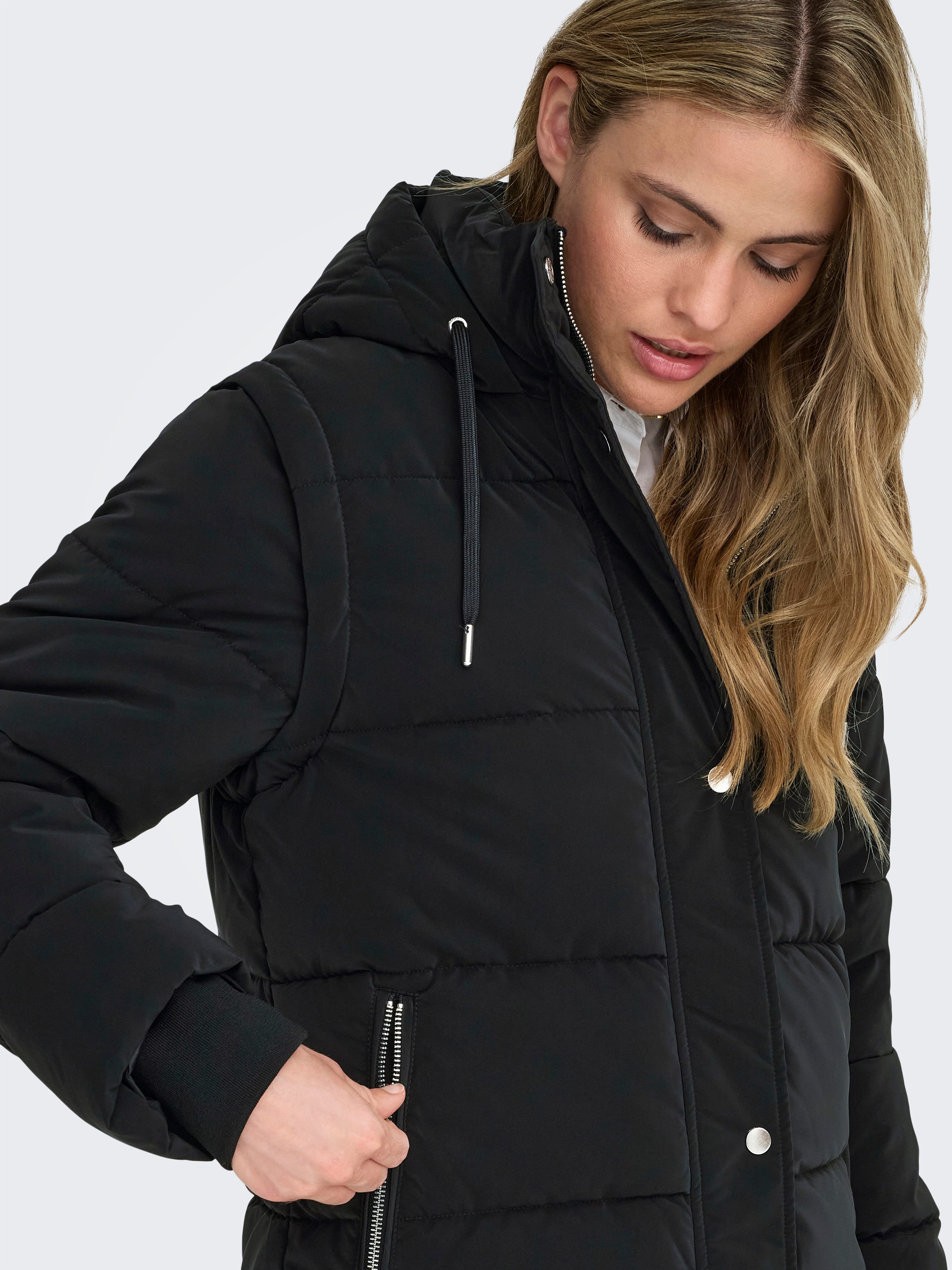ONLY Steppmantel ONLDIXIE LIFE 2IN1 PUFFER COAT CC OTW Kunstfaser – Bild 4 von 5