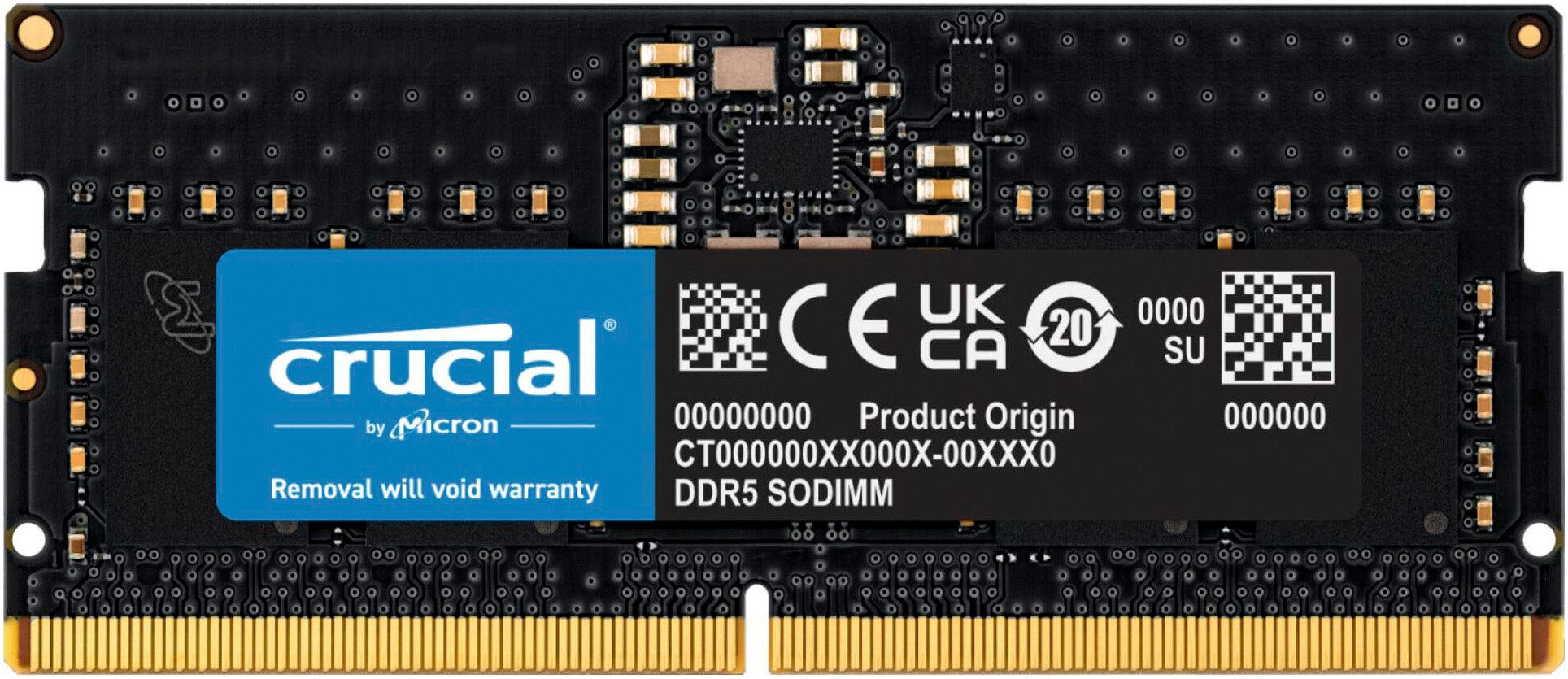 Crucial 8 GB DDR5-5600 SODIMM Laptop-Arbeitsspeicher