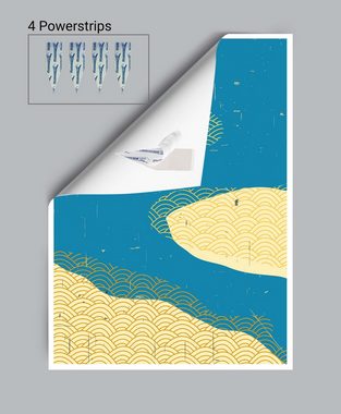wandmotiv24 Poster minimalistisch, Kunst, Japan, Minimalismus (1 St), Wandbild, Wanddeko, Poster in versch. Größen