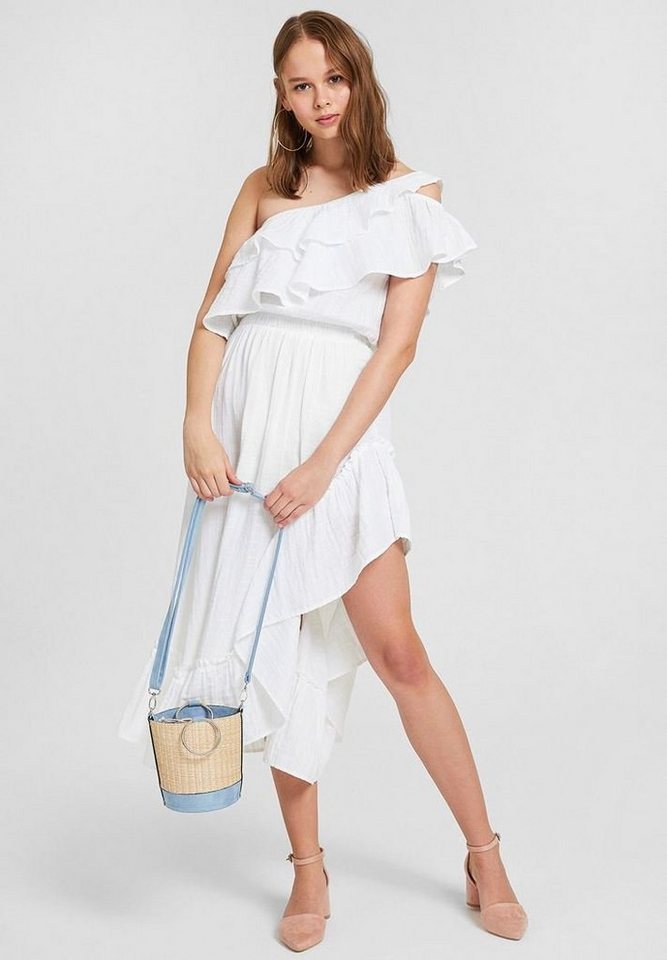 OXXO One-Shoulder-Kleid mit einseitig schulterfreiem Look OXXO One-Shoulder-Kleid mit einseitig schulterfreiem Look