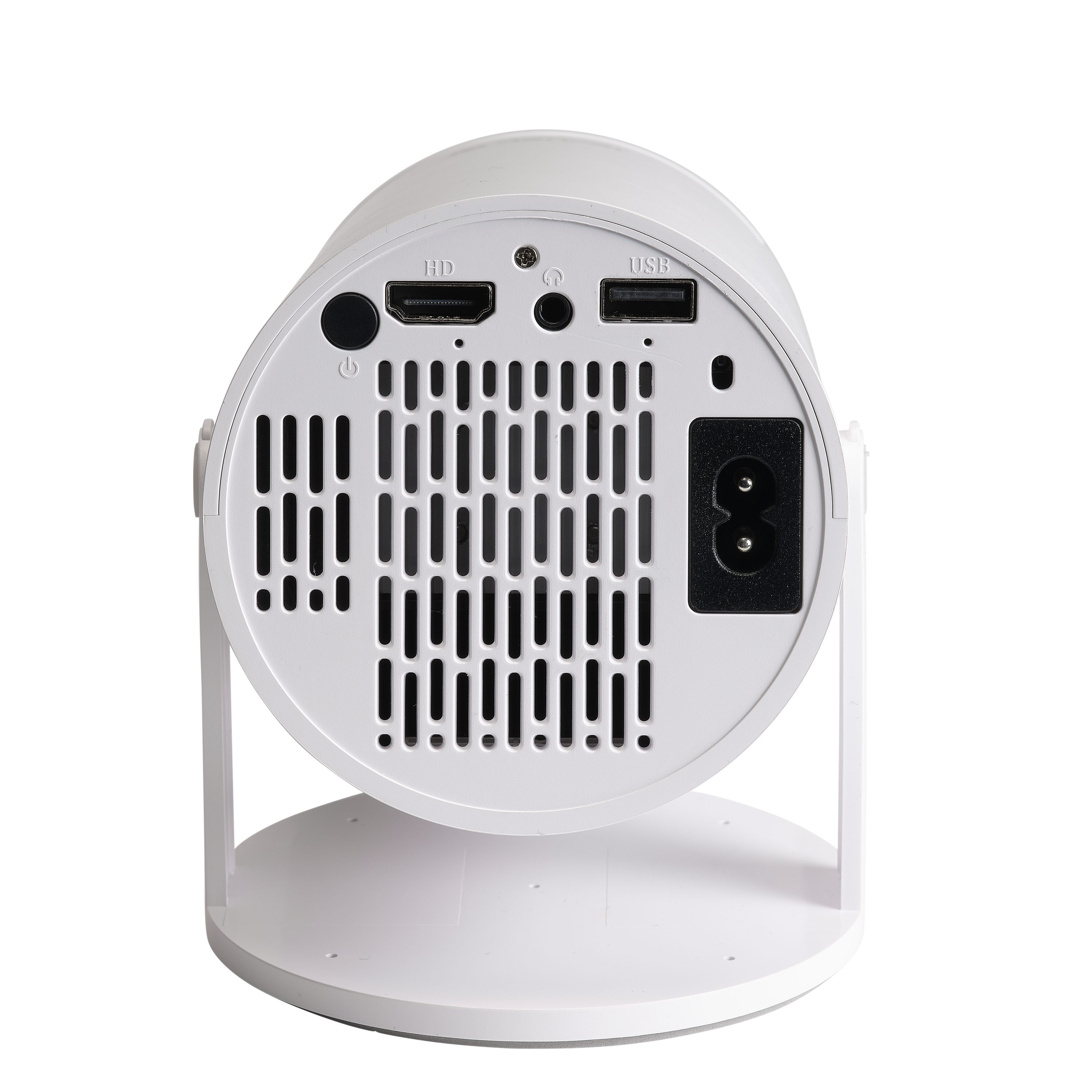Denver PR-2500 Beamer (175 lm, 2500:1, 1280 x 720 px, mit 180° drehbarem Kopf und Bluetooth 5.0 Audio)