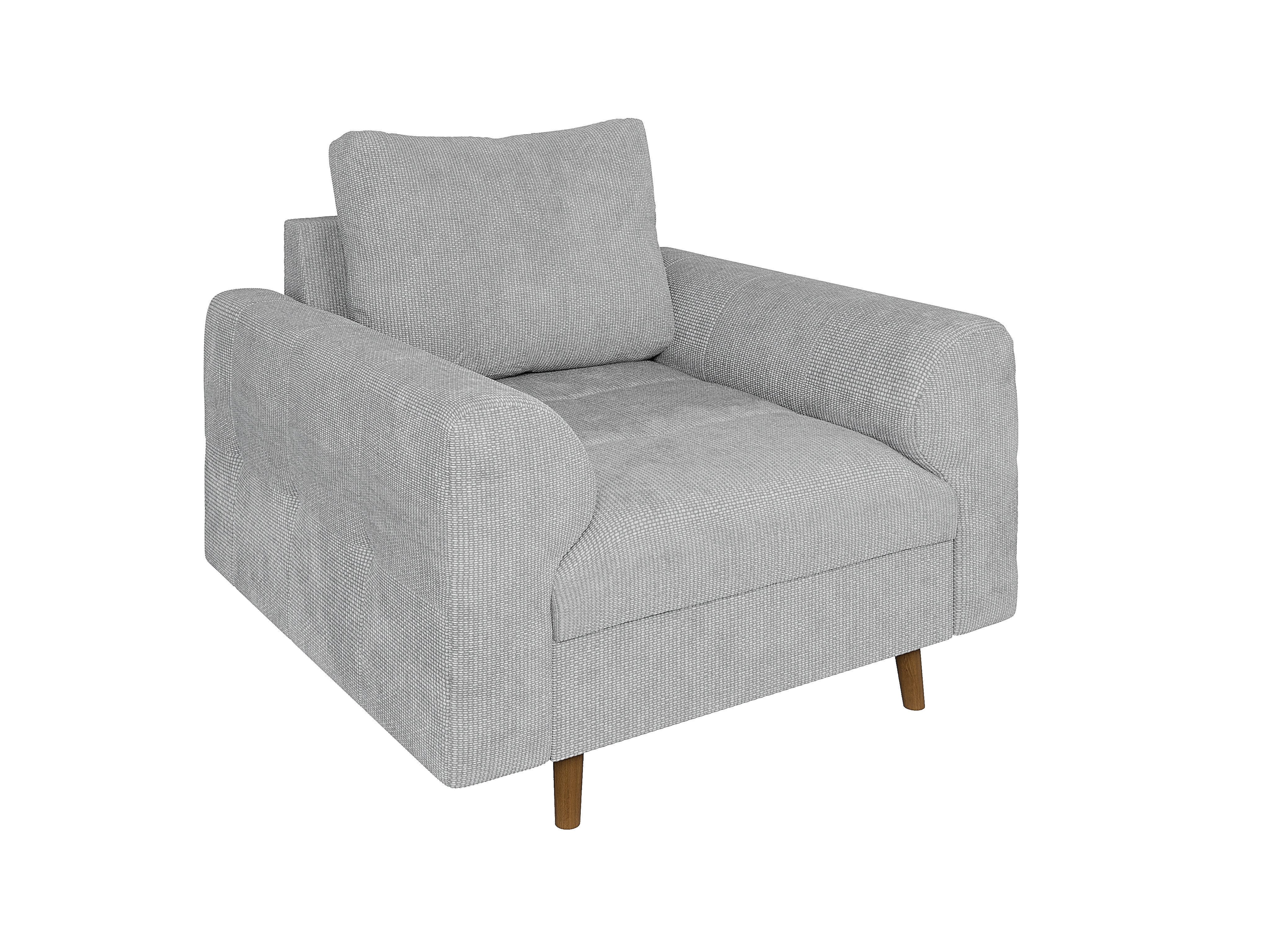 S-Style Möbel Sessel Kristian mit Holzfüßen im skandinavischen Stil aus Che günstig online kaufen