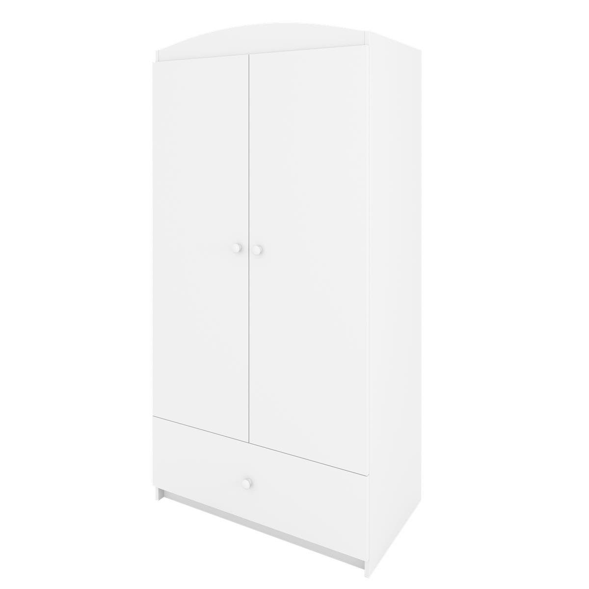 Beautysofa Kleiderschrank PAUL (Schrank für Kinderzimmer, Kleiderschrank) mit 2x Schubladen