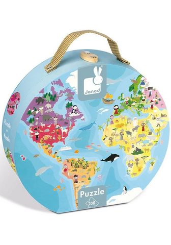 JANOD Пазл "Puzzlekoffer Unser Planet&q...