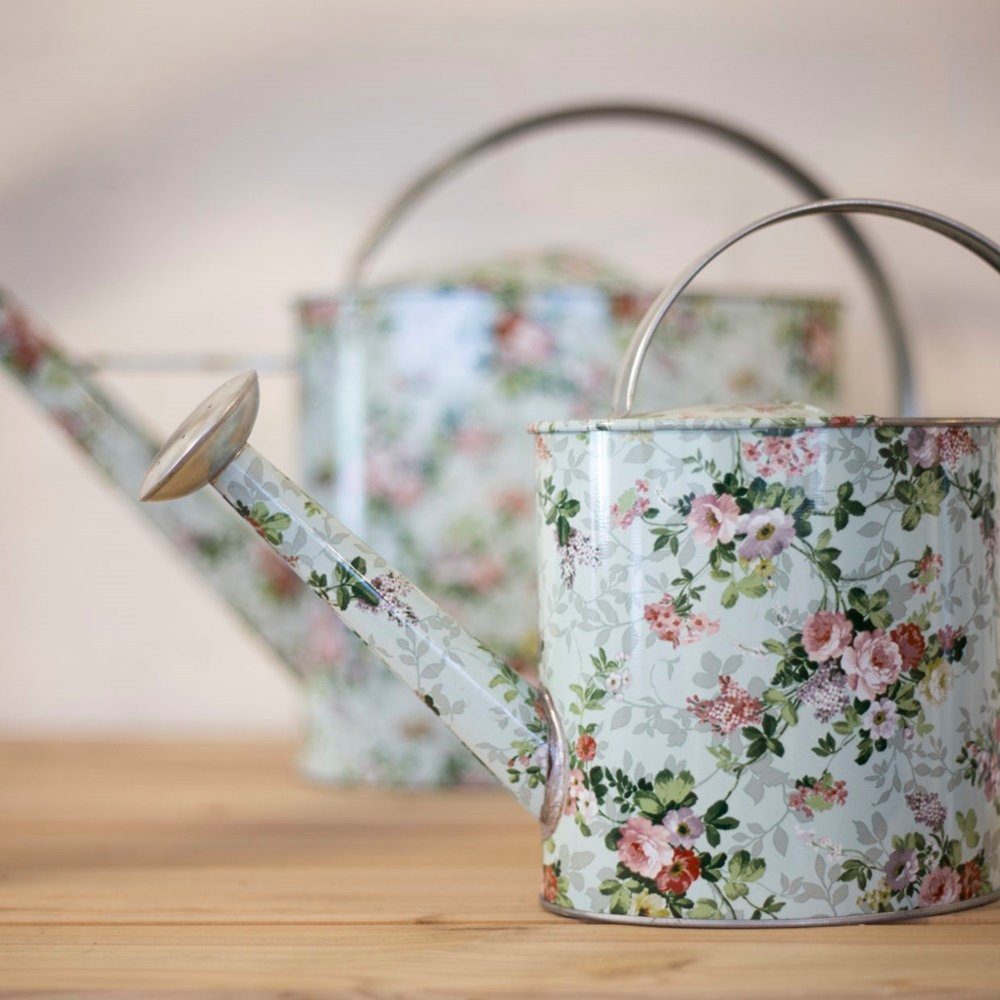 Linoows Dekoobjekt Rosen Gießkanne, Wasserkanne, Pflanzen günstig online kaufen