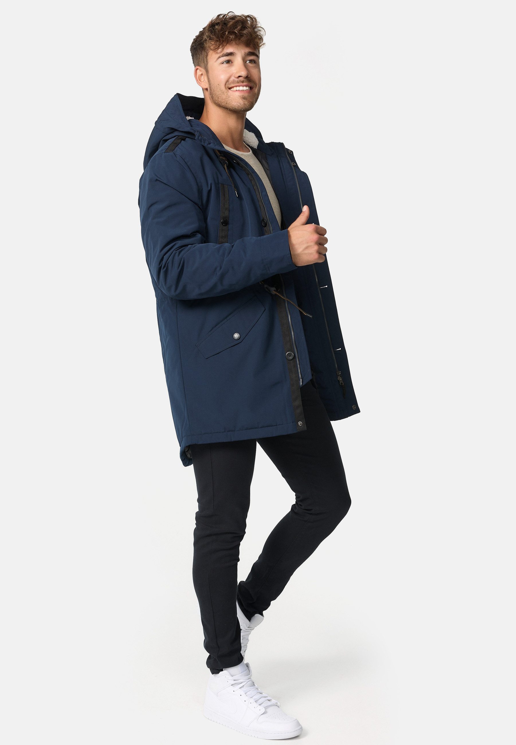 Indicode Parka Herren INBenicio Herrenparka Herrenjacke