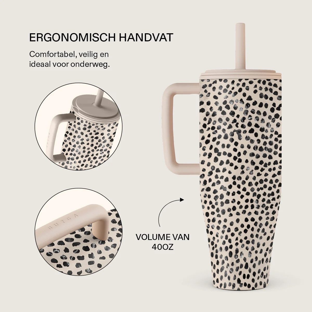 BURGA Becher Almond Latte Leakproof Tumbler 1.200ml