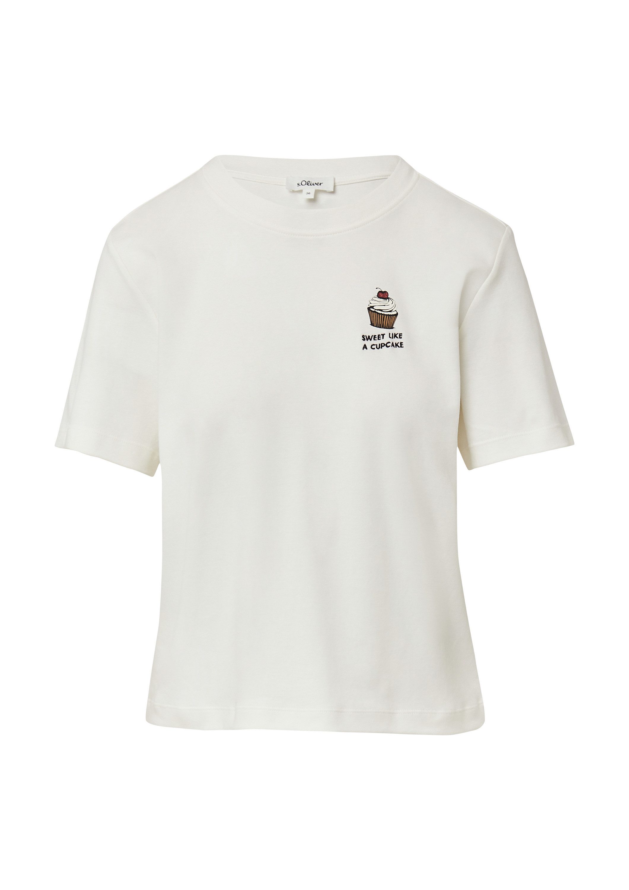 s.Oliver Kurzarmshirt T-Shirt T-Shirt aus Interlockjersey günstig online kaufen