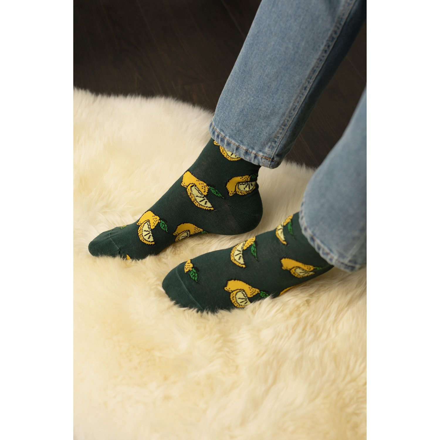 Footstar Basicsocken Damen/Herren Bunte Motiv Socken Funny Baumwollsocken – Bild 4 von 4