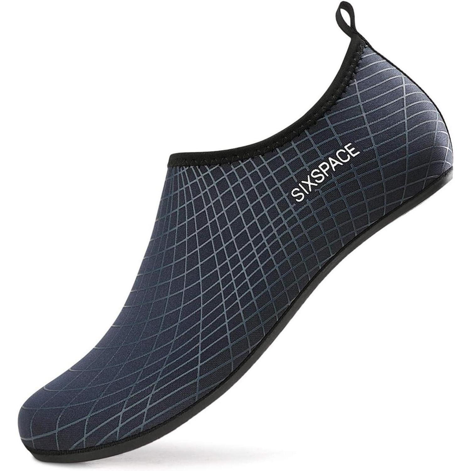 Badeschuhe Herren Damen Wasserschuhe Aquaschuhe 44 EU 490 Dunkelblau Wasserschuh