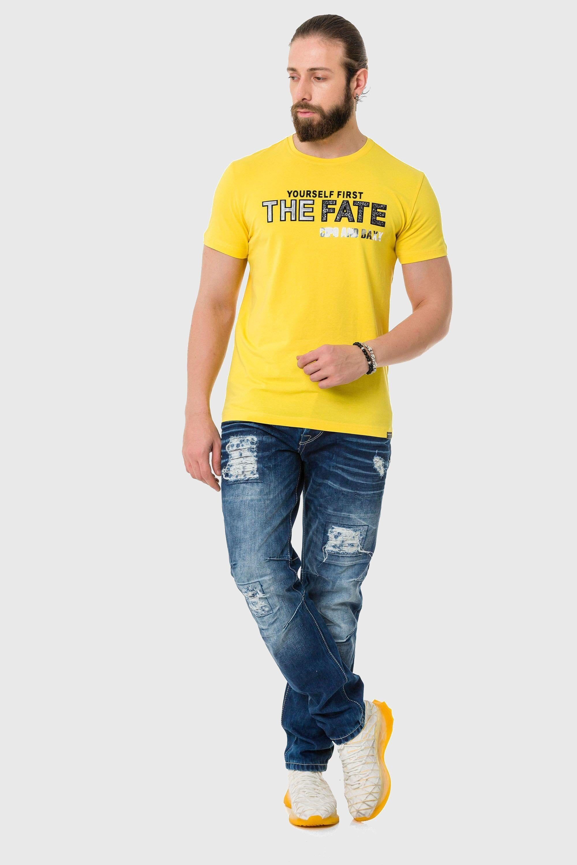Cipo & Baxx 5-Pocket-Jeans Jeans im Used-Look