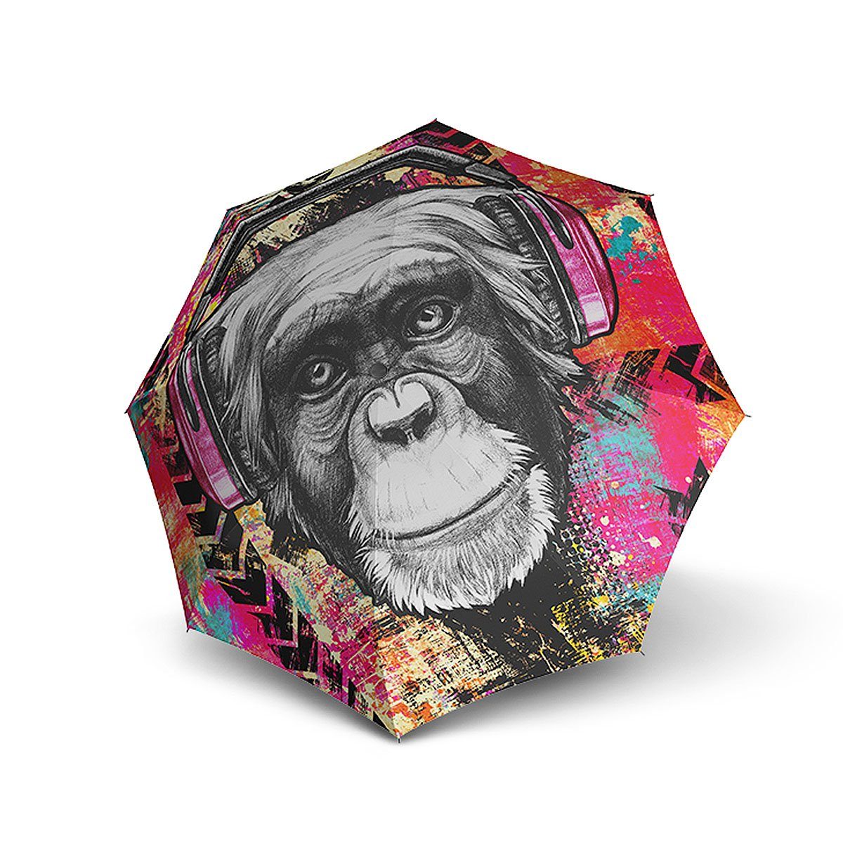 Magic Regenschirm Taschenregenschirm Monkey Automatik Mini Doppel Art doppler® Modern