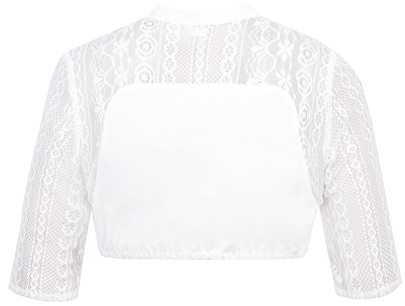 MarJo Dirndlbluse Dirndlbluse Ginger-Linda Halbarm weiß günstig online kaufen