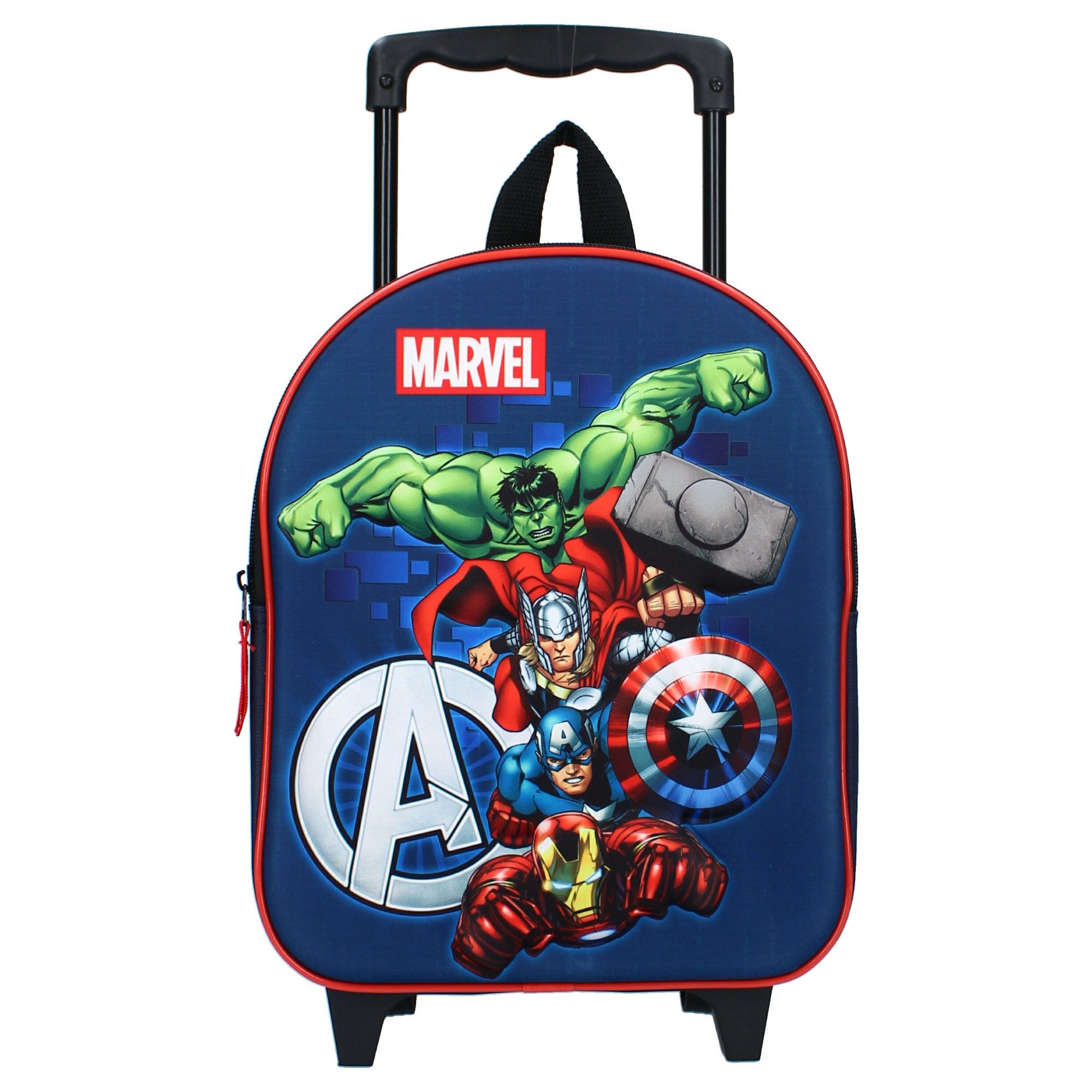 Vadobag Avengers Ultraforce Rucksack Für Jungen - Mit Hulk, Captain America & Iron Man Design - Schulrucksack Mit Seitentaschen