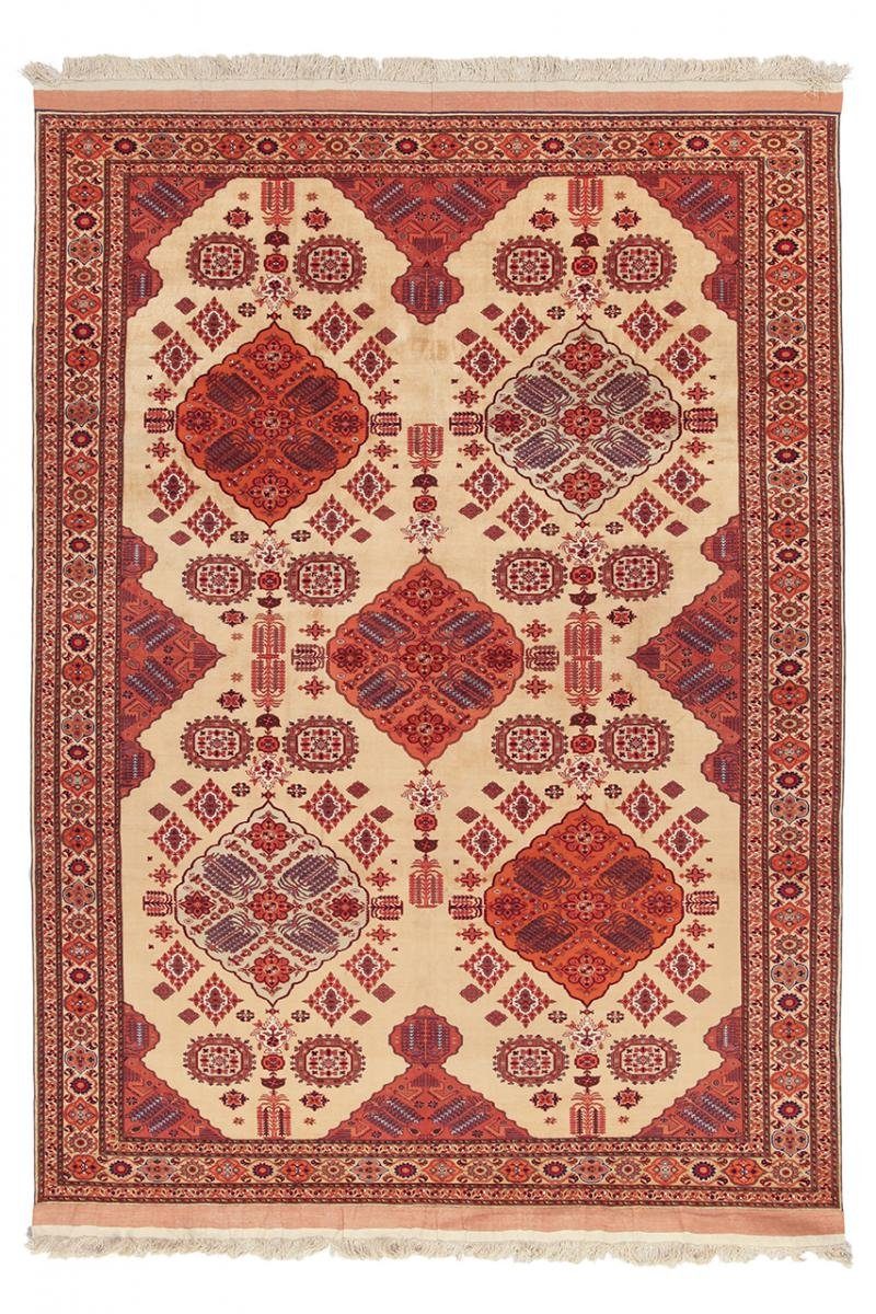 Seidenteppich Afghan Seide 211x289 Handgeknüpfter Orientteppich, Nain Trading, rechteckig, Höhe: 5 mm