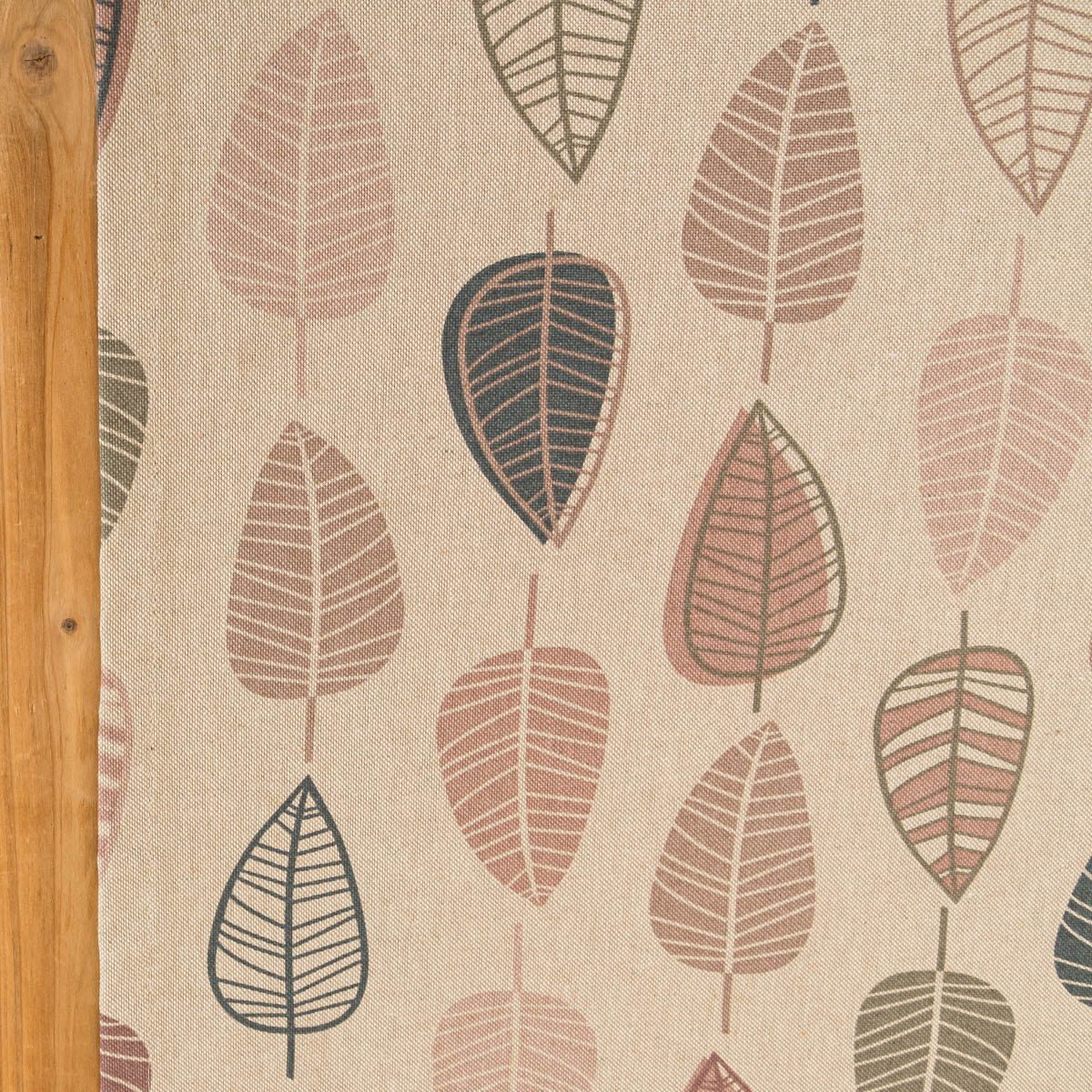 SCHÖNER LEBEN. Tischläufer Tischläufer Scandi Retro Leaves Blätter 40x160cm von SCHÖNER LEBEN, handmade