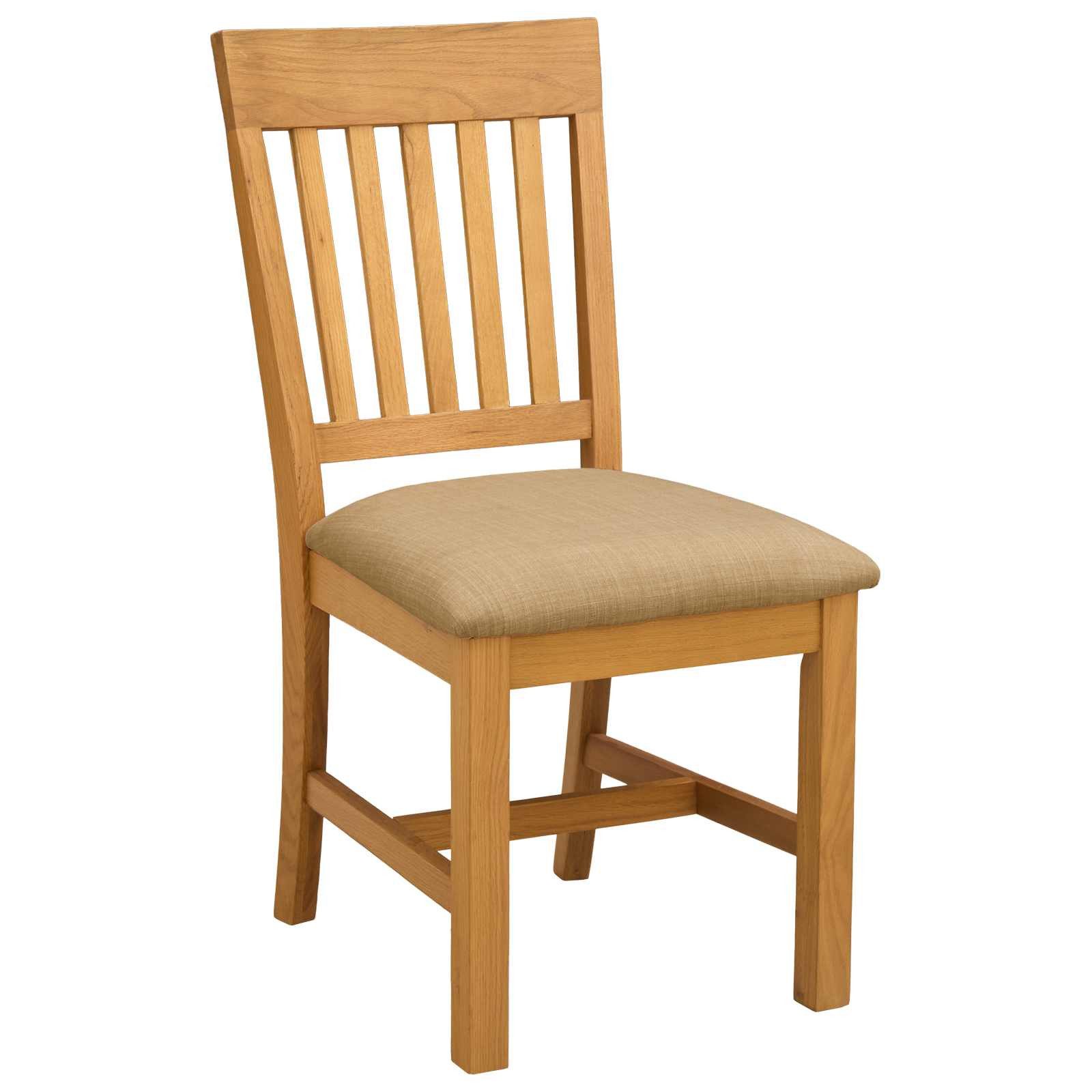 vidaXL Stuhl 45 x 59 x 92 cm Esszimmerstuhl 2er Set Massivholz Eiche Beige 45x59x92