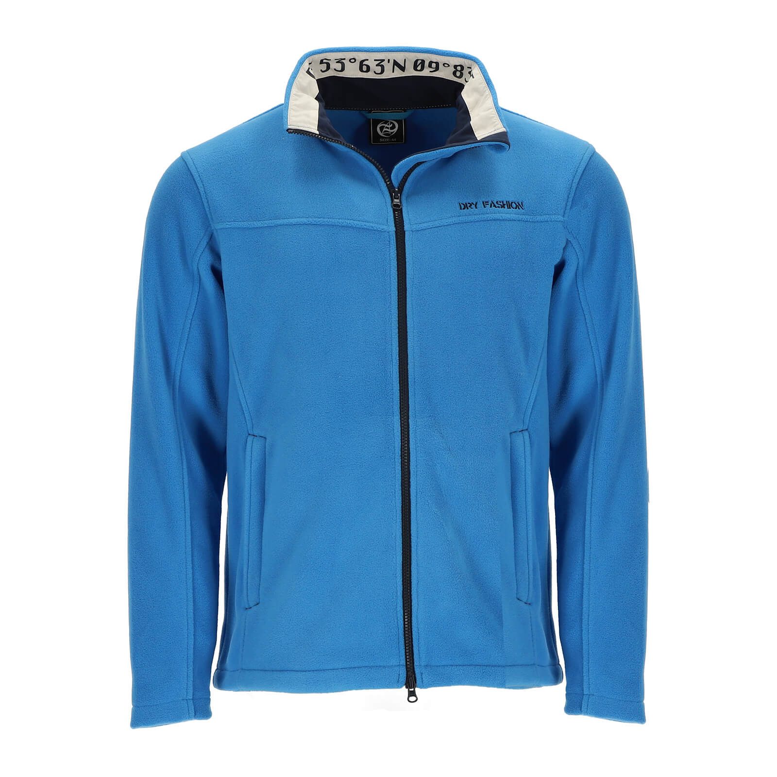 Dry Fashion Fleecejacke Aurich Herren Jacke Aurich mit Stehkragen - Wärmend günstig online kaufen