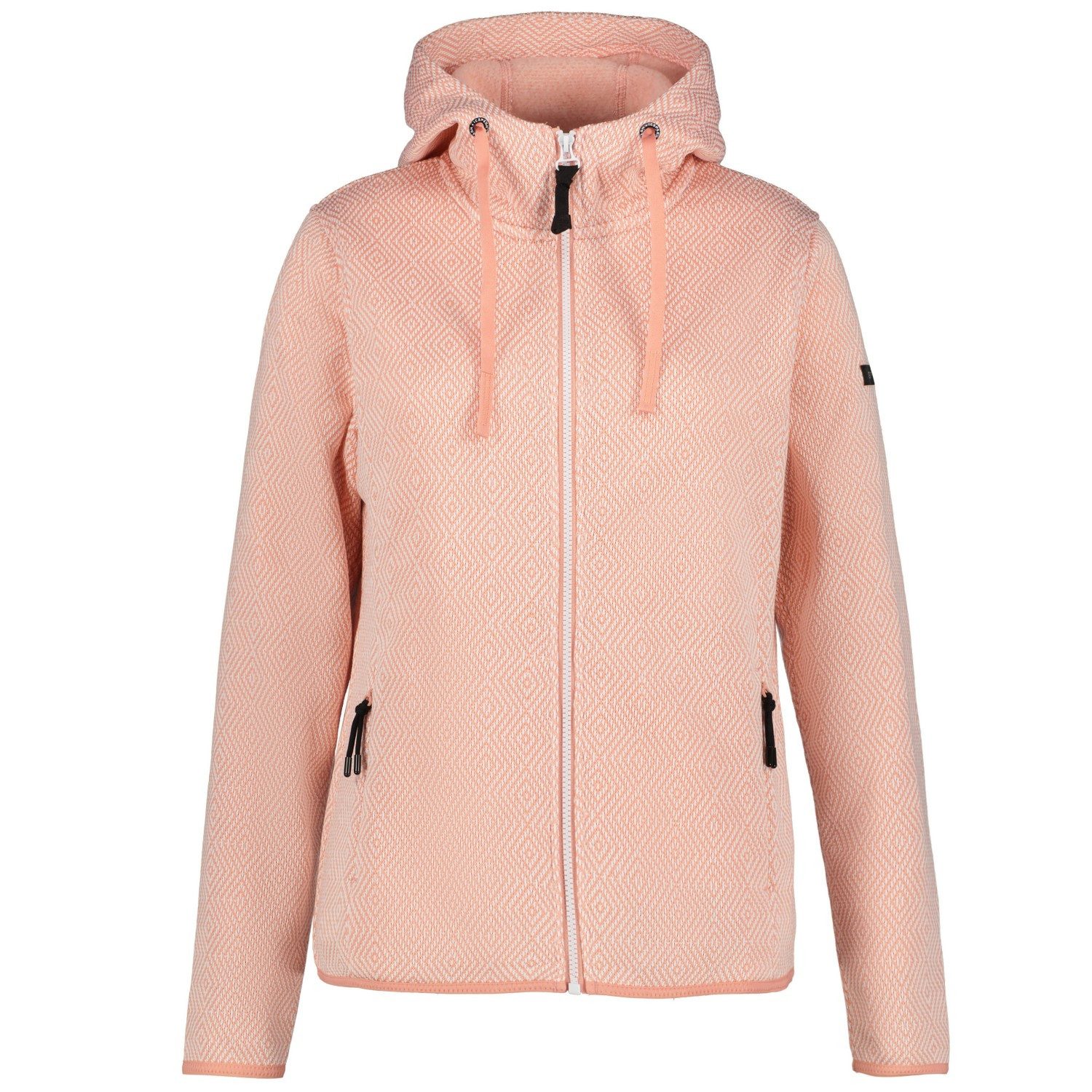 Icepeak Strickfleecejacke Auen Midlayer mit Kapuze