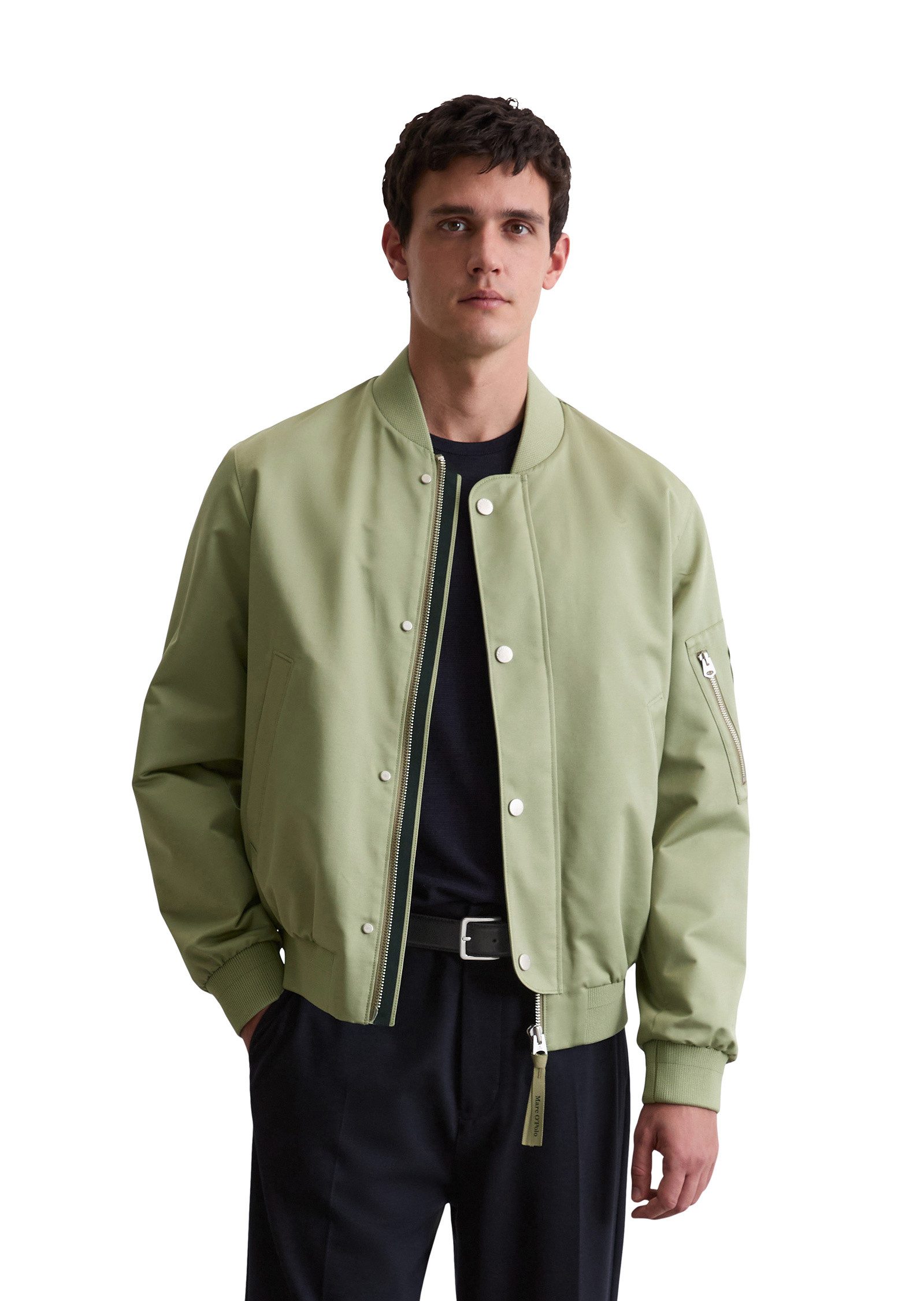 Marc O'Polo Outdoorjacke aus wasserabweisendem Micro-Canvas