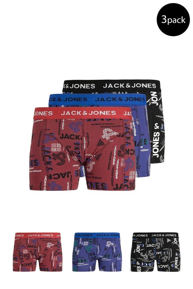 JACK & JONES Herren Boxershorts 4er Pack Trunks Shorts