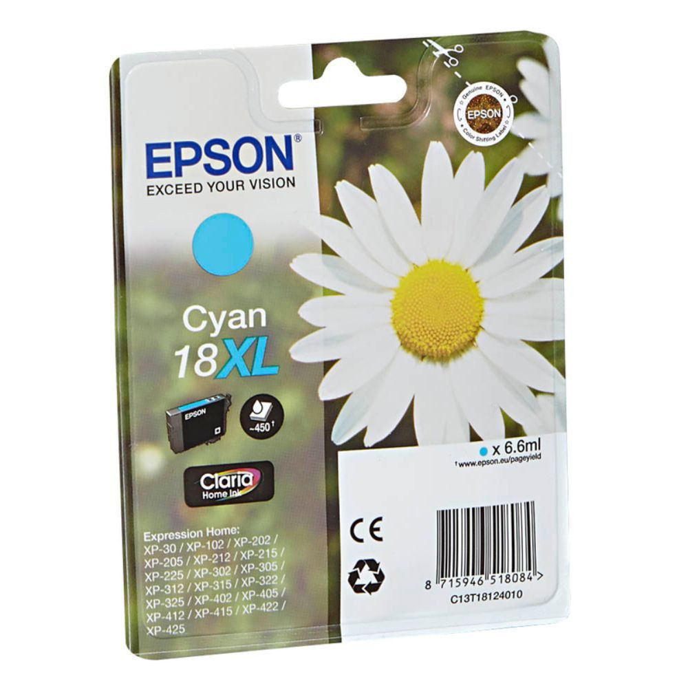 Epson 18XL / C13T18124010 Tinte Cyan (1-tlg) Nachfülltinte (x)