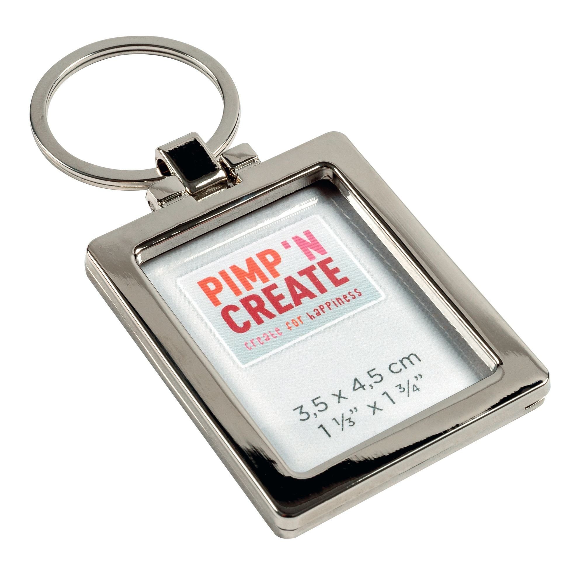 Walther Design Schlüsselanhänger Metall-Schlüsselanhänger PIMP AND CREATE, Perfekt zu jedem Anlass
