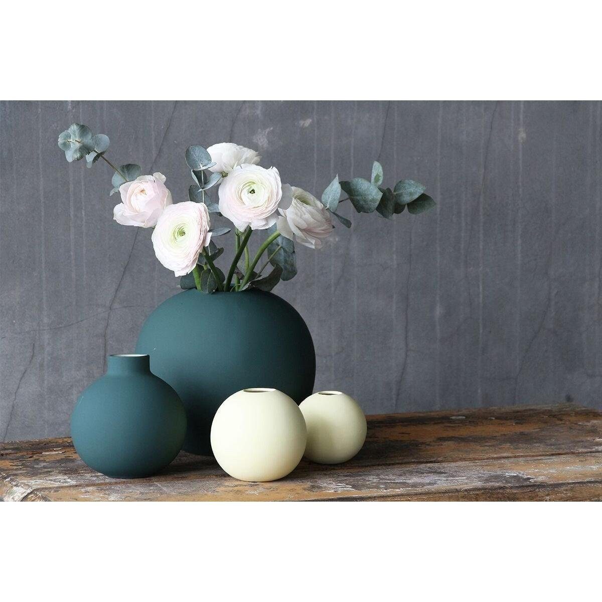 Cooee Design Dekovase (20cm) Dark Ball Vase Green