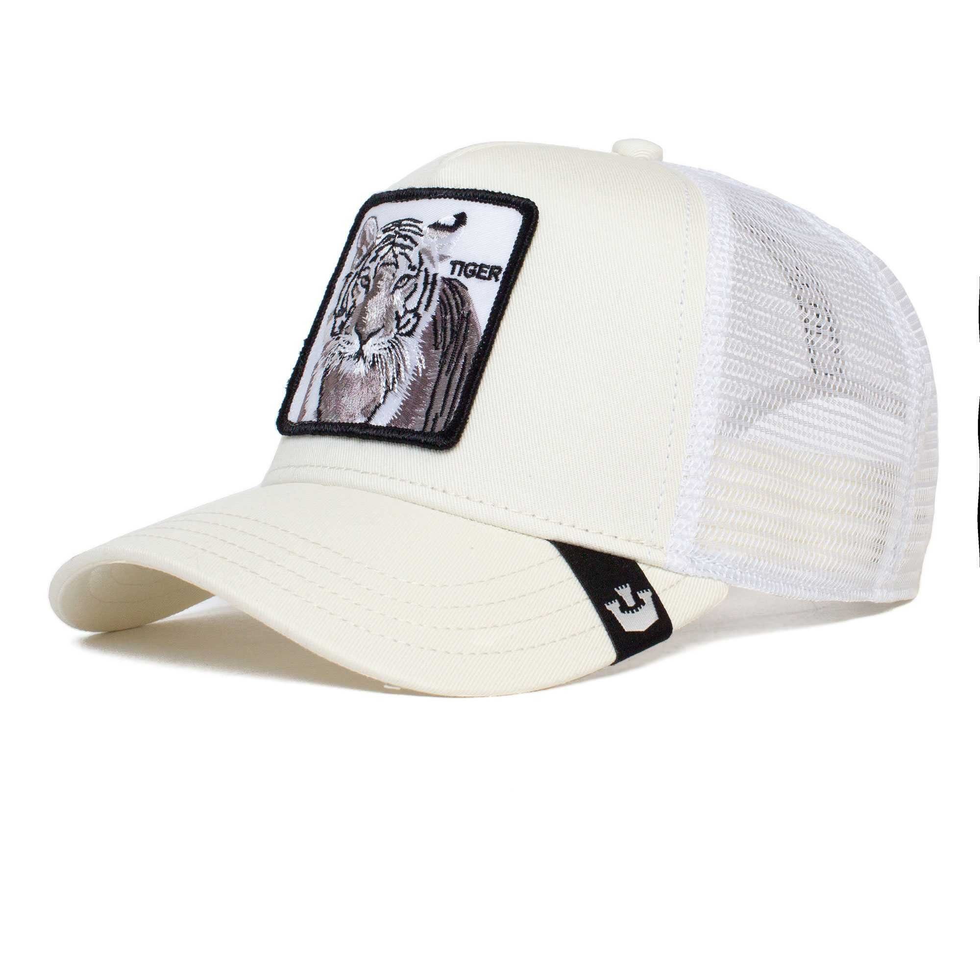 GOORIN Bros. Baseball Cap Unisex Trucker Cap - Kappe, Frontpatch, One Size The White Tiger