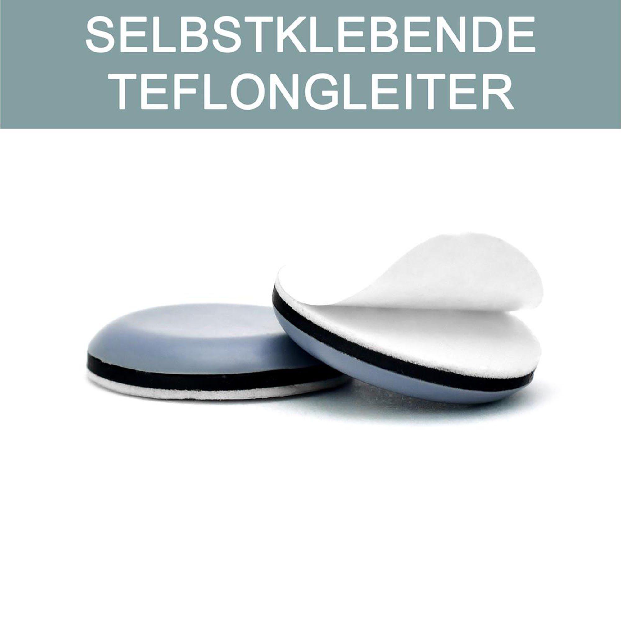 store HD Möbelfuß selbstklebende Möbelgleiter 30mm - 16 Stück, (16-St) – Bild 4 von 5