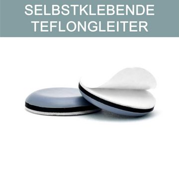 store HD Möbelfuß store HD selbstklebende Möbelgleiter Rund Set 4 Stück für Stühle und, (4-St)