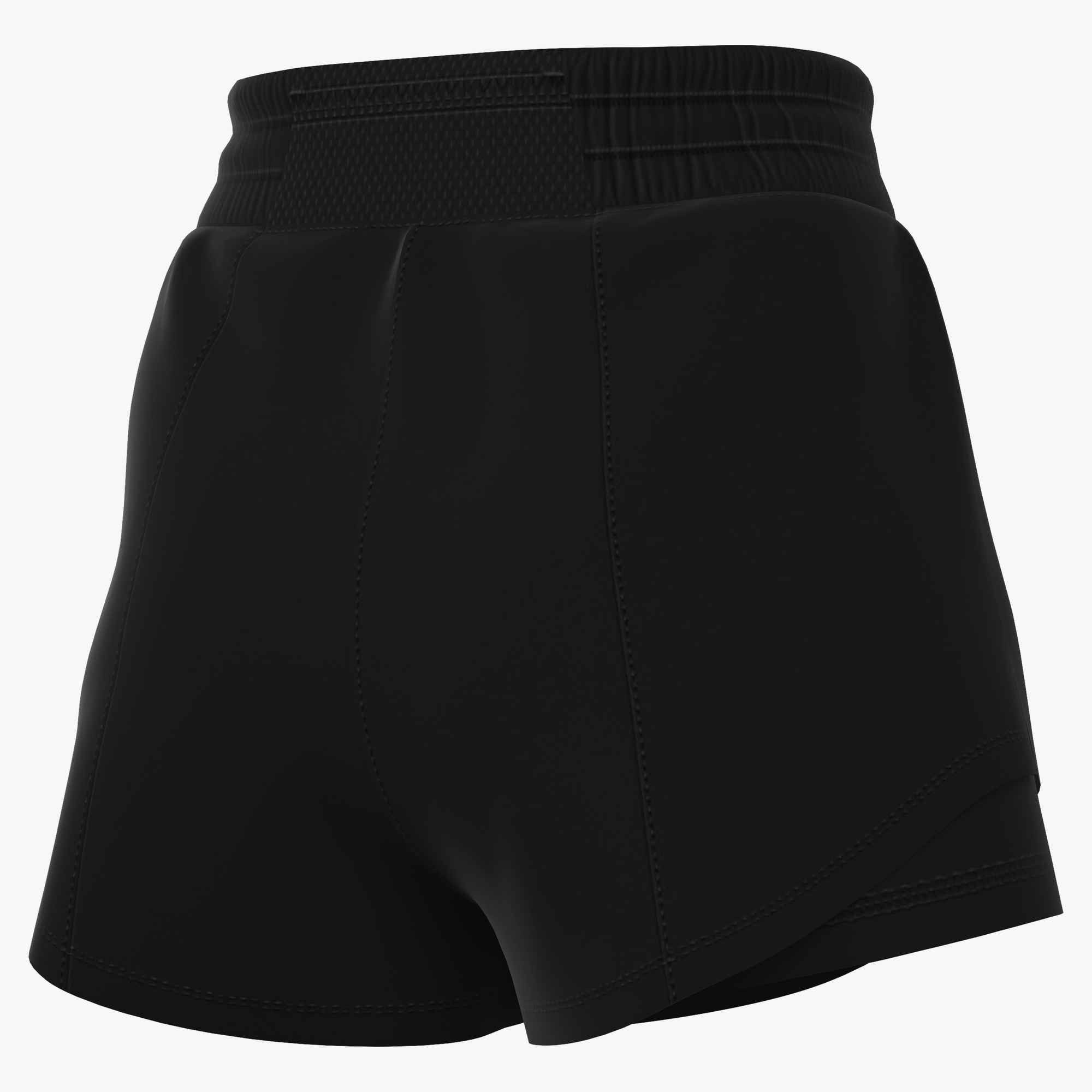 Nike Shorts Nike One Women's Dri-FIT High-Waisted 3" 2-in-1 Shorts mit Taschen am Bund und innen am Futter