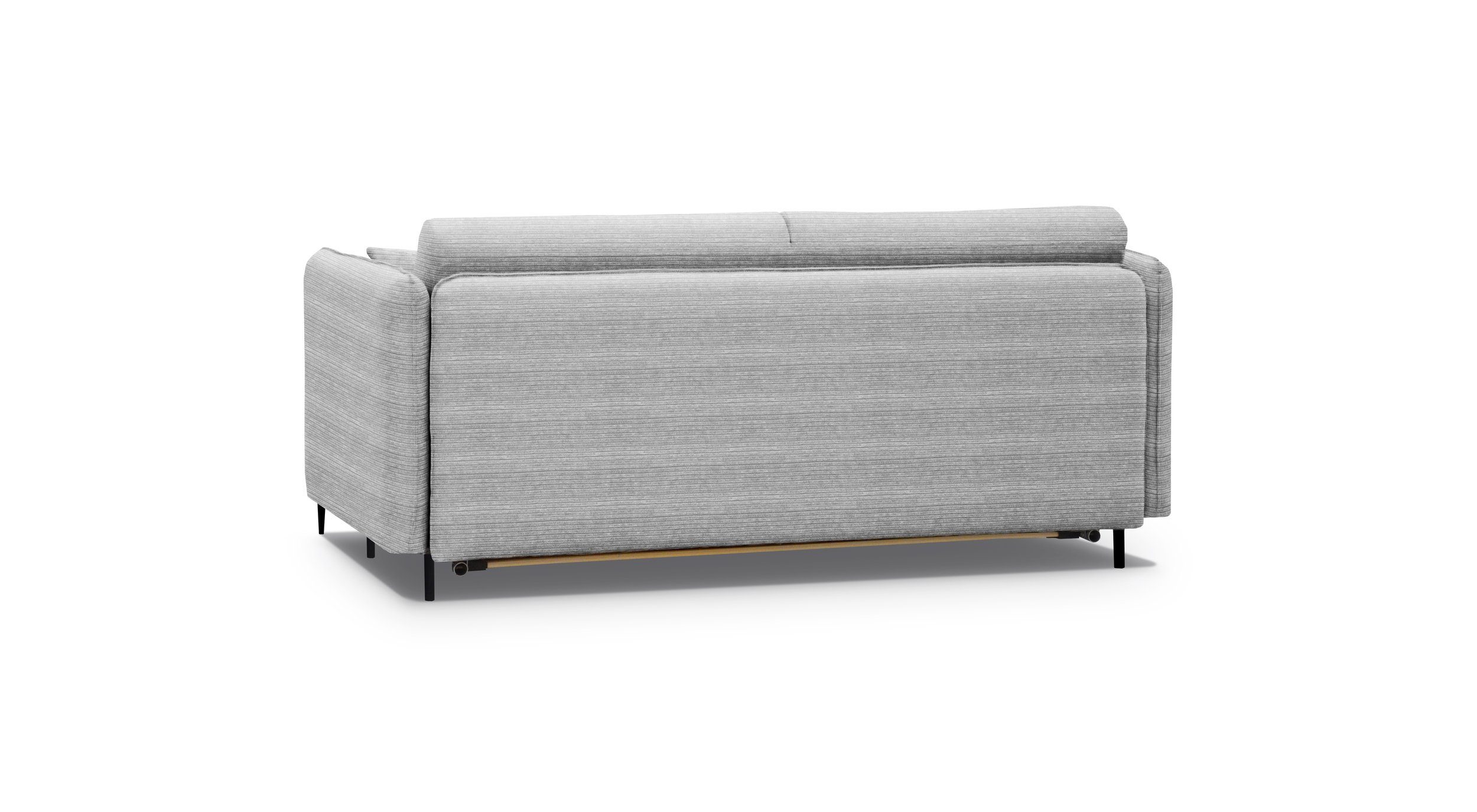 2-Sitzer, Stylefy Design, stellbar, mit 3-Sitzer Metall Modern Bettfunktion, frei Sofa, Arnold, Raum im