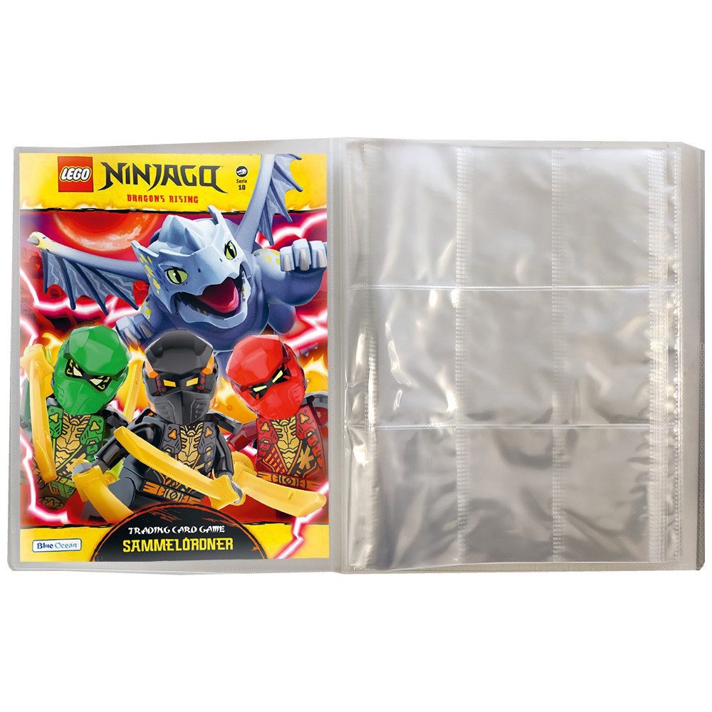 Blue Ocean Sammelkarte LEGO Ninjago Serie 10 Trading Cards - 1 Leere Sammelmappe
