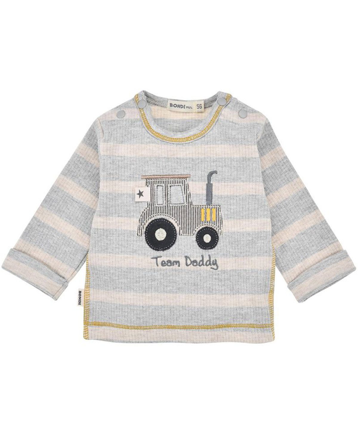 T-Shirt BONDI Baby Jungen Langarmshirt 'Team Daddy' 94051