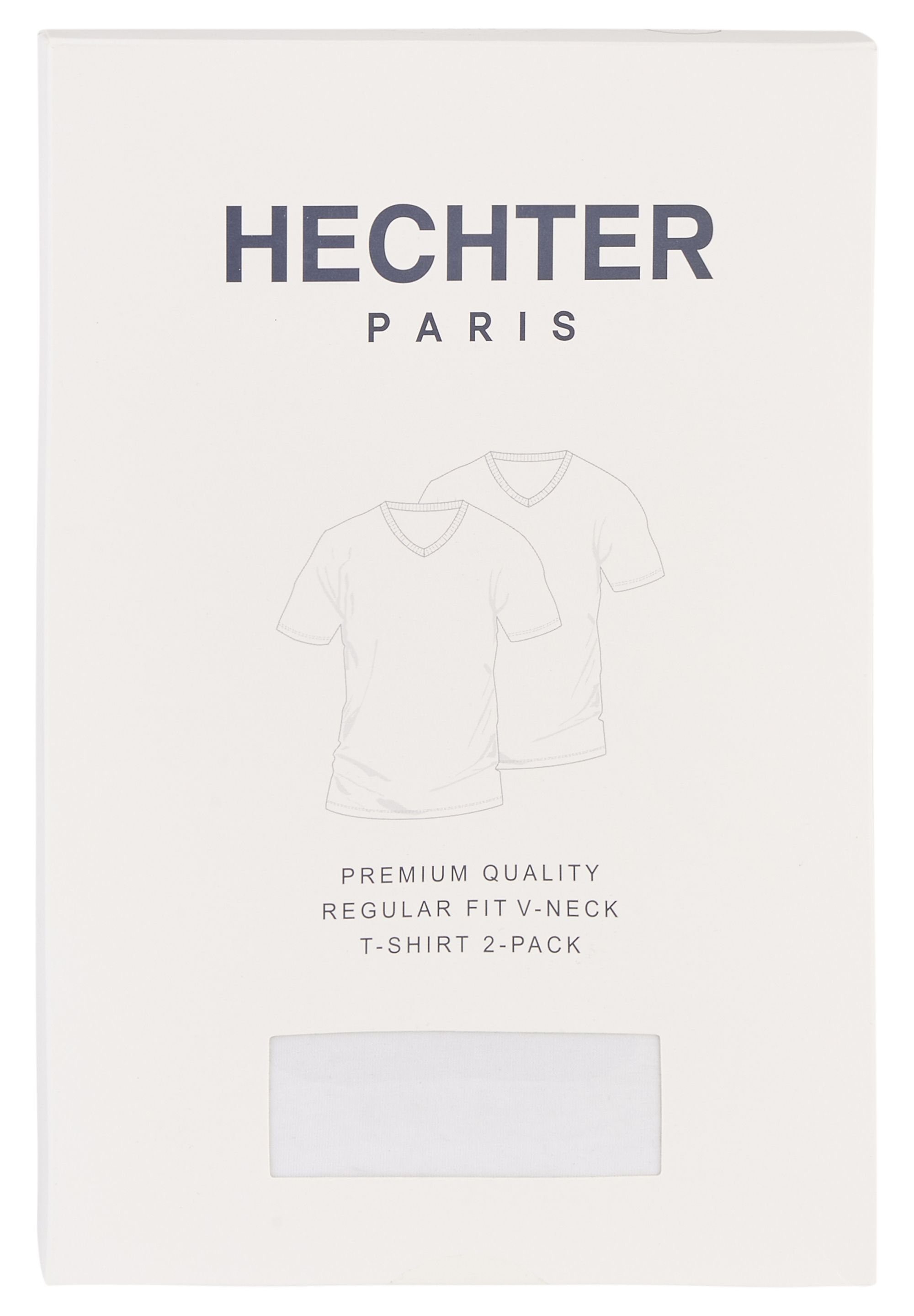 white PARIS V-Shirt HECHTER (2-tlg)