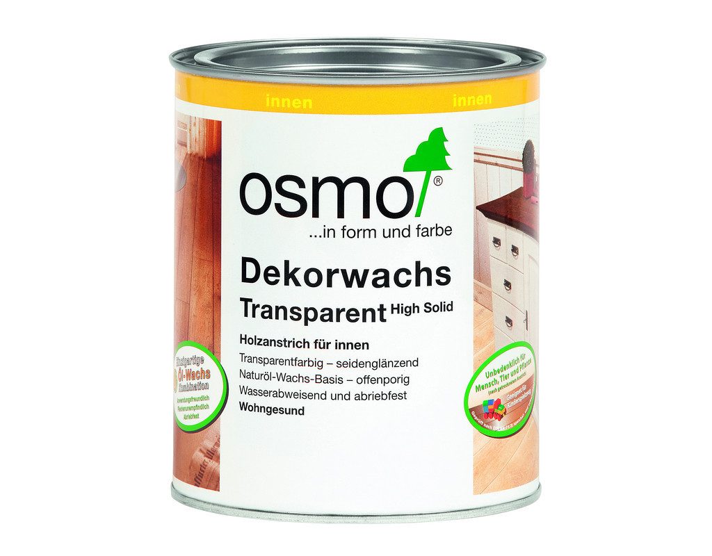 osmo Hartwachsöl Dekorwachs-Transparent 3111 Weiß 125 ml