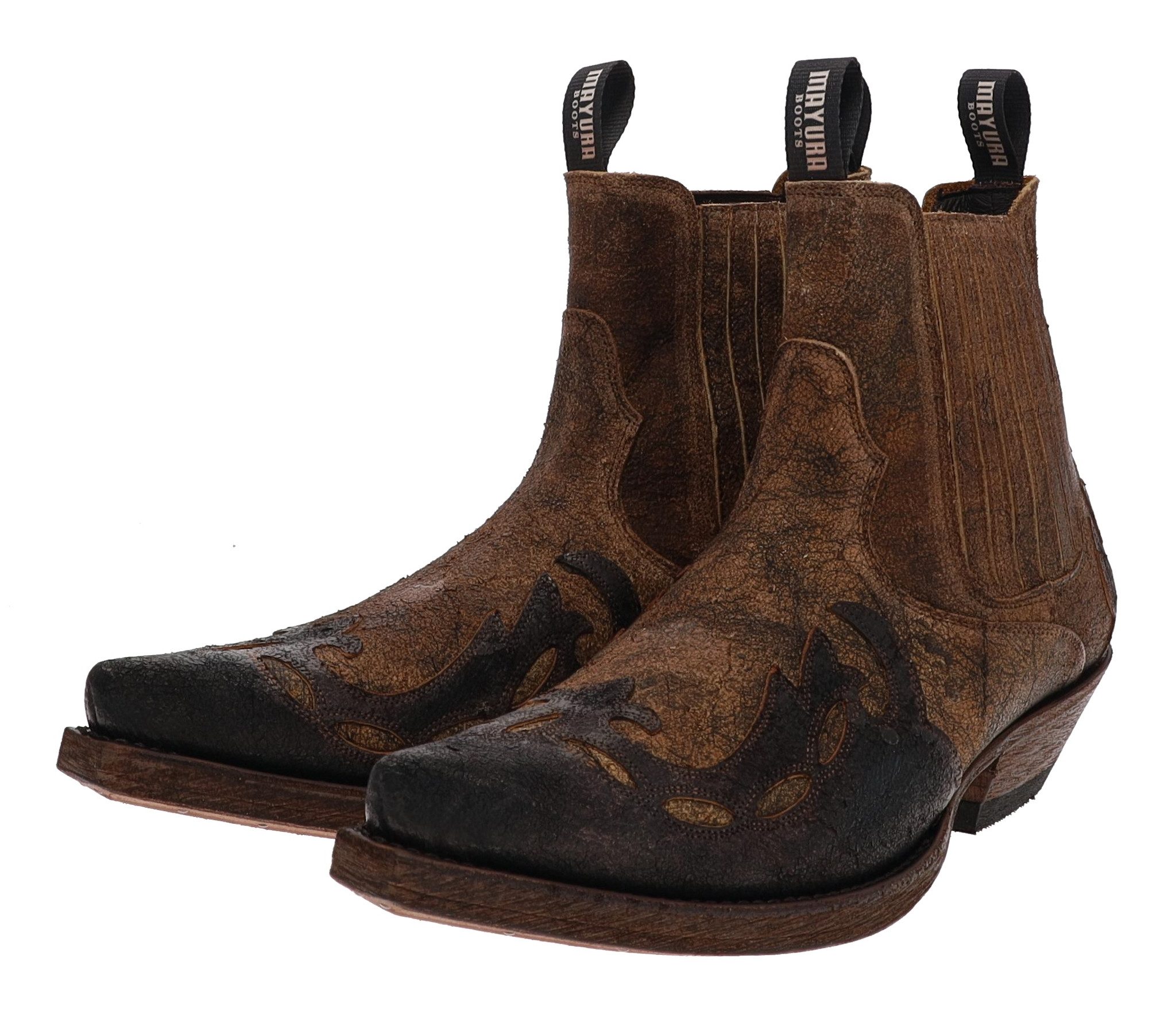 1931 HARRIER Braun Westernstiefelette